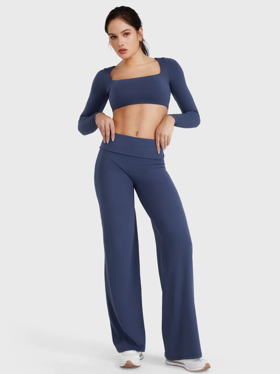 Eddiy 31.5" Fold Over Straight Leggings